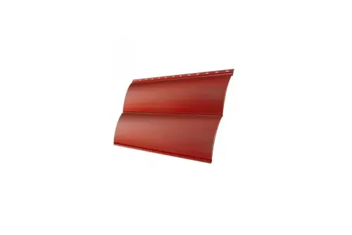 Сайдинг Блок-хаус 0,390 0,5 Satin RAL 8004 терракота