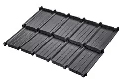 Модульная металлочерепица BUDMAT Murano X-Matt Графитовый 455