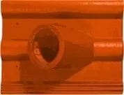 Цементно-песчаная черепица Забудова проходная Оранжевый