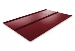 Фальцевая кровля Budmat Кликфальц Prime Click L RAL 3011 Коричнево-красный