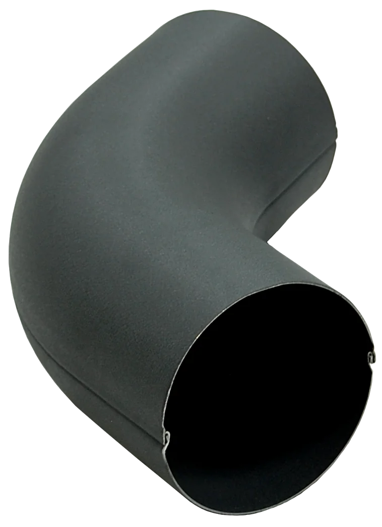 Колено 60 град 90 мм Matte PU RAL 7024