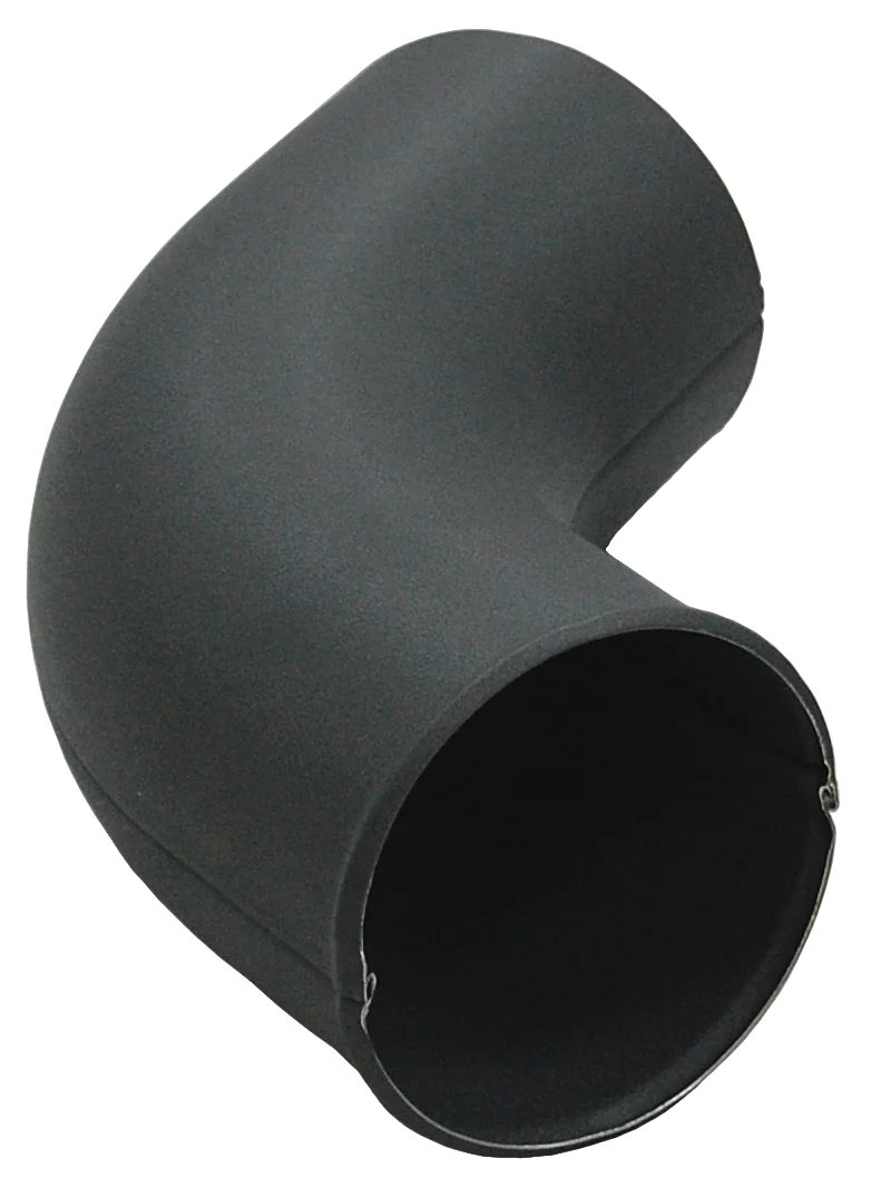 Колено стока 90 мм Matte PU RAL 7024