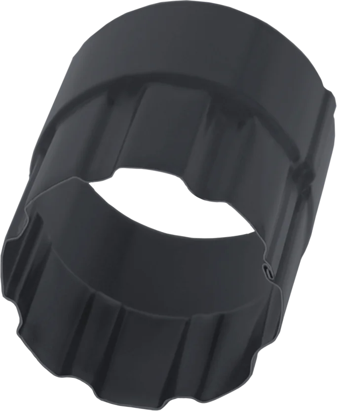 Соединитель трубы 90 мм Matte PU RAL 7024