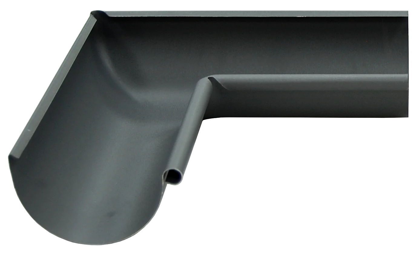 Угол желоба внутренний 90 гр 125 мм Matte PU RAL 7024