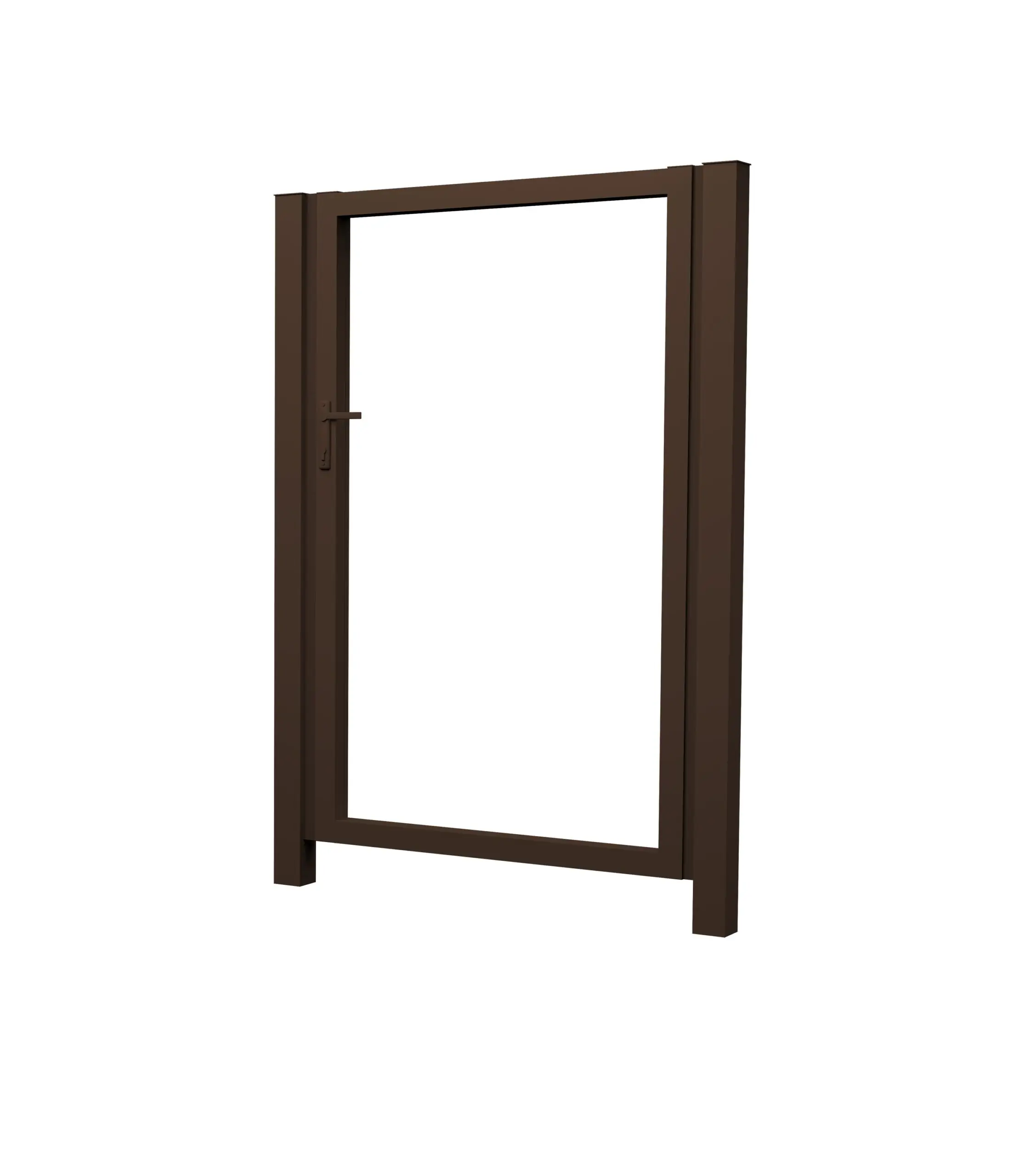 Калитка Жалюзи NoLock 2,0х1 RAL 8017 без заполнения