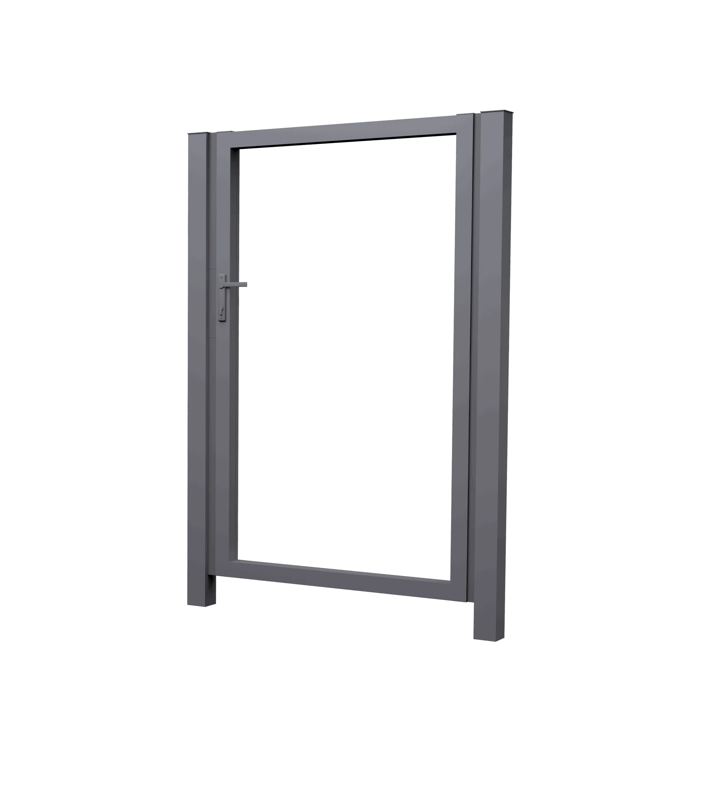 Калитка Жалюзи 2,0х1,5 RAL 7004 без заполнения