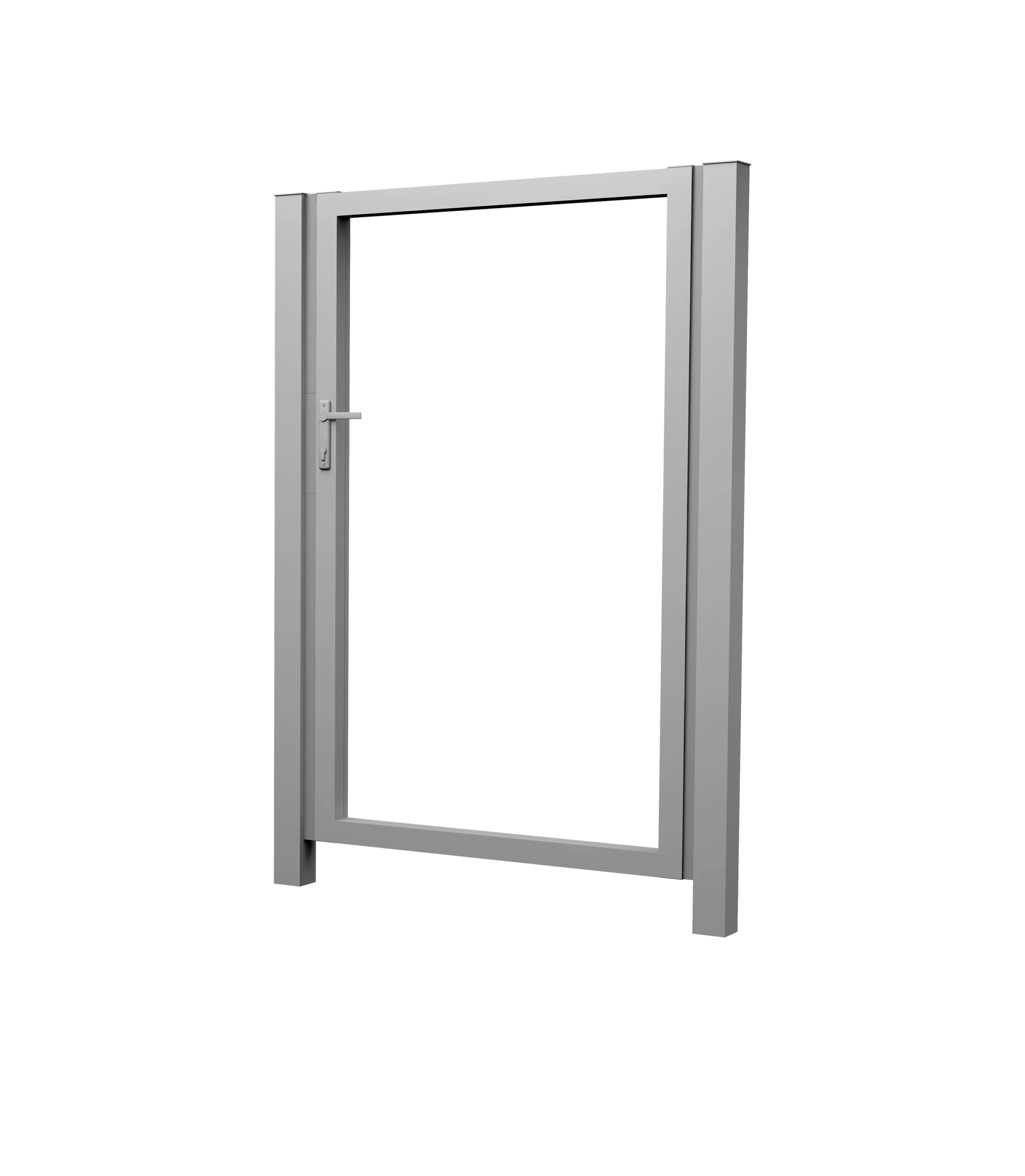 Калитка Жалюзи 2,0х1 RAL 7040 без заполнения